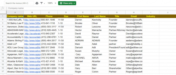 I will do b2b lead generation and build a real emails list .